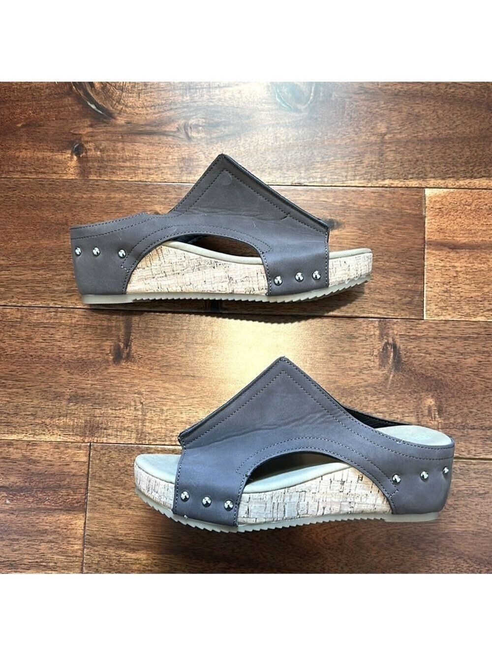 Brown Wedge Sandals Size 41 - Picture 3 of 5